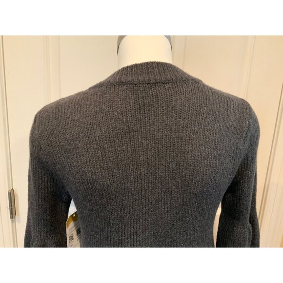 Vince Gray Wool Long Cardigan W/ 3/4 Sleeves , Size Small - Picture 7 of 8